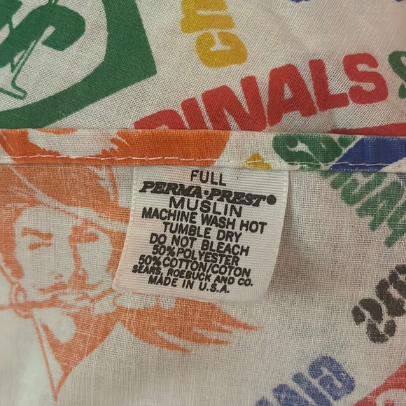 Vintage 1970s NFL Full Flat Sheet (as is) - Picture 2 of 11